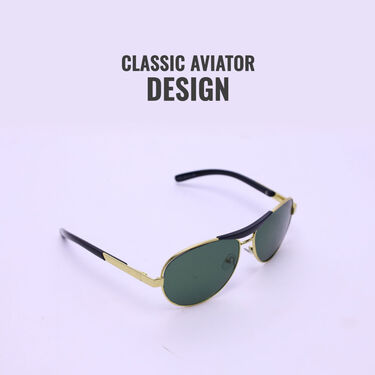 Stylish Golden Sunglasses For Men (SSG5)