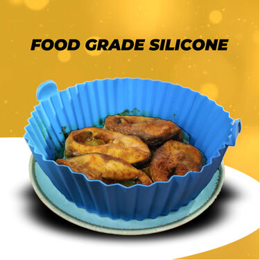 6 Pcs Silicon Tray For Microwave Oven Air fryer Cooking (STAC)