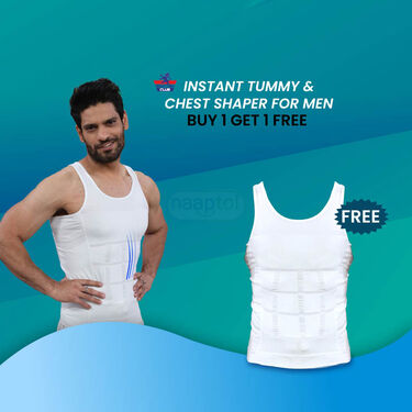 Instant Tummy & Chest Shaper For Men BOGO (SV3)