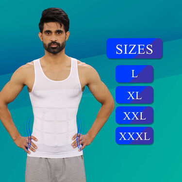 Instant Tummy & Chest Shaper For Men BOGO (SV3)