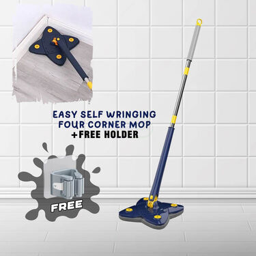 Super Absorbent Self Squeezing Mop with Holder