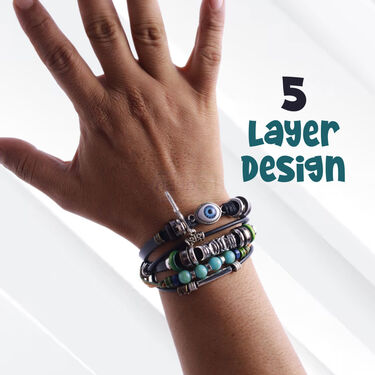 Evil Eye layered Bracelet (TESB3)