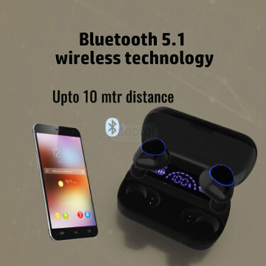 Bluetooth Earpods Powerbank Powerful Rechargeable Trimmer (TWS51)