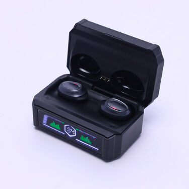 Wireless Earpods With Charging Case Inbuilt Power Bank And Clock (TWS73)