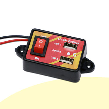 12V/24V Dual/USB//PORT DC Charger For All Truck (UPC)