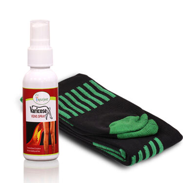 Varicose Spray with Pain Relief Compression Socks (PRS33)