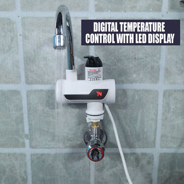 Instant Electric Water Heating Tap with Digital Display (WH2)