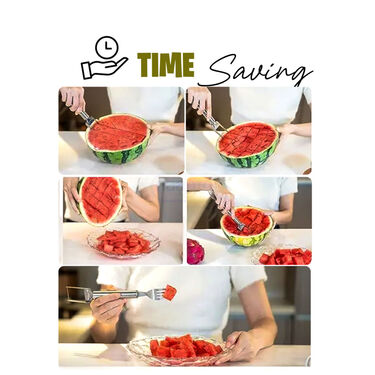 Watermelon Cutter With Fork Buy 1 Get  1 (WMC)