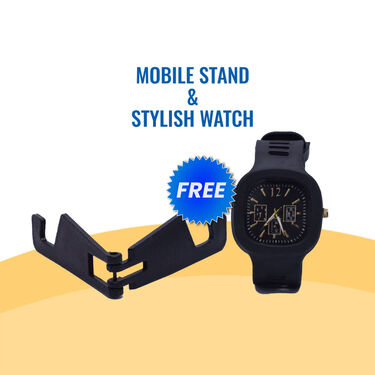 Wireless Single Bluetooth With Free Mobile Stand And Sports Watch (WSB2)