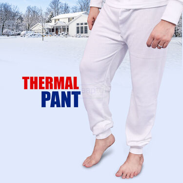 Warm And Comfortable White Thermal Set For Mens (WTS1)