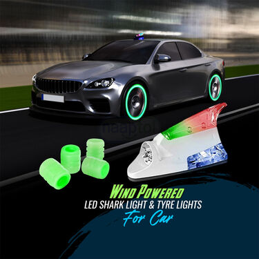 Automatic Glowing Roof and Tyre Light For Car