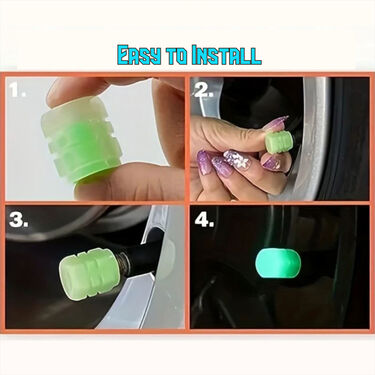 Automatic Glowing Roof and Tyre Light For Car