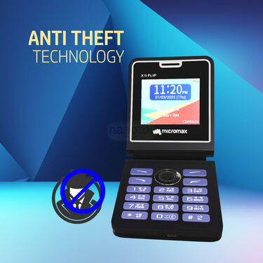 Micromax Dual Sim Big Screen Flip Mobile  (PMH2)