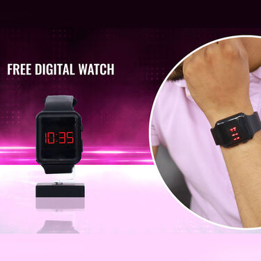 Emergency Keychain Power Bank with Free Bluetooth Earphone & Digital Watch